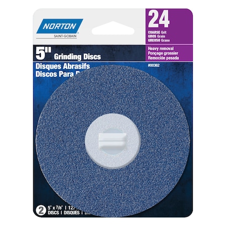 Norton Co 5X7/8 Z50 25 DISCS NR38561